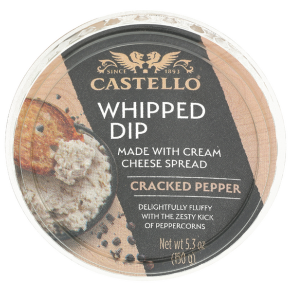 Castello Cracker Pepper Whipped Dip With Cream Cheese Spread