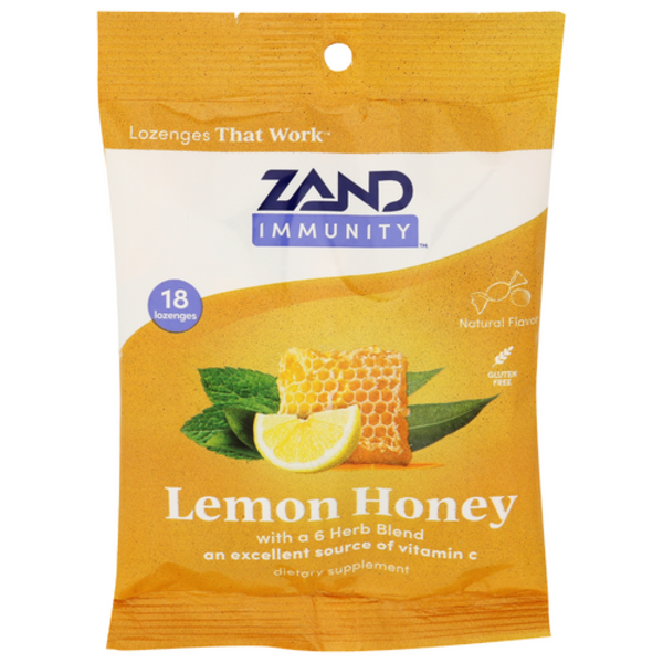 Zand Lemon Honey Immunity Lozenges