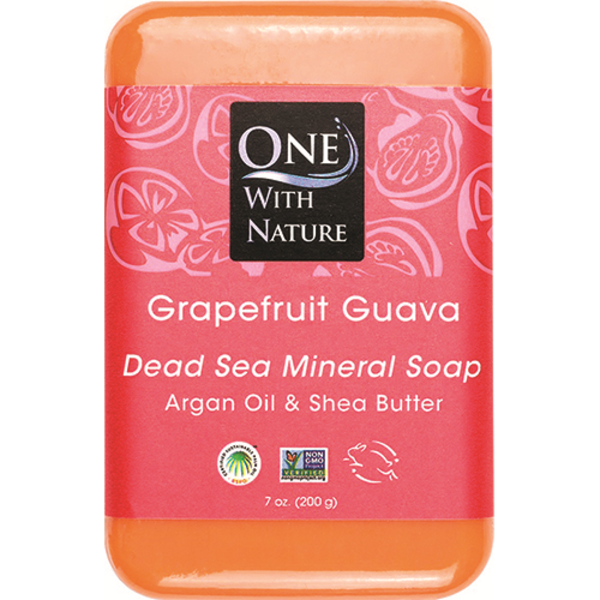 One With Nature Grapefruit Guava Bar Soap