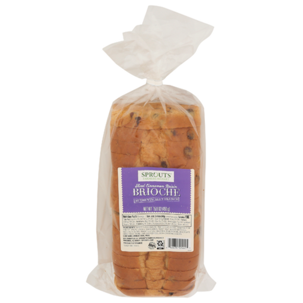 Sprouts Cinnamon Raisin Sliced Brioche