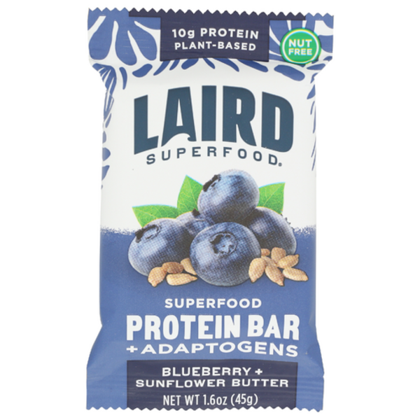 Laird Superfood Blueberry + Sunflower Butter Plant-Based Protein Bar