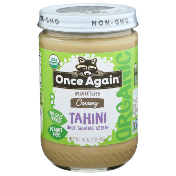 Once Again Organic Salt Free Creamy Tahini