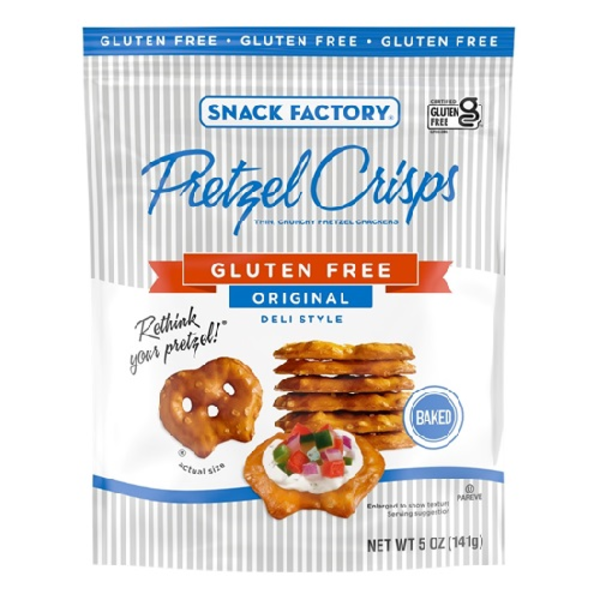 Snack Factory Gluten Free Original Deli Style Pretzel Crisps