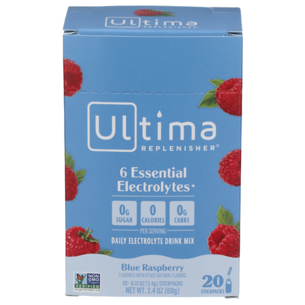 Ultima Replenisher Blue Raspberry Electrolyte Drink Mix