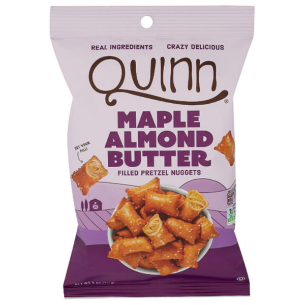 Quinn Snacks Maple Almond Butter Filled Pretzel Nuggets