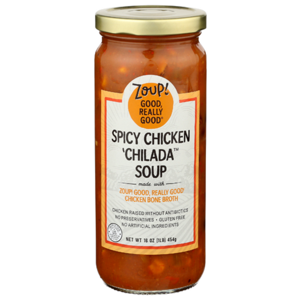 Zoup Fresh Soup Company Spicy Chicken Chilada Soup Made With Chicken Bone Broth