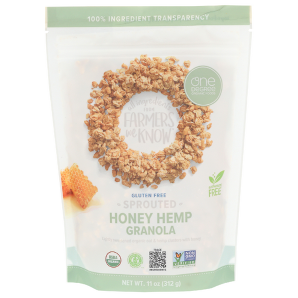One Degree Honey Hemp Granola