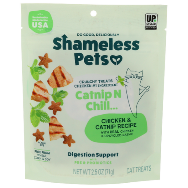 Shameless Pets Catnip N Chill Digestion Support Cat Treats