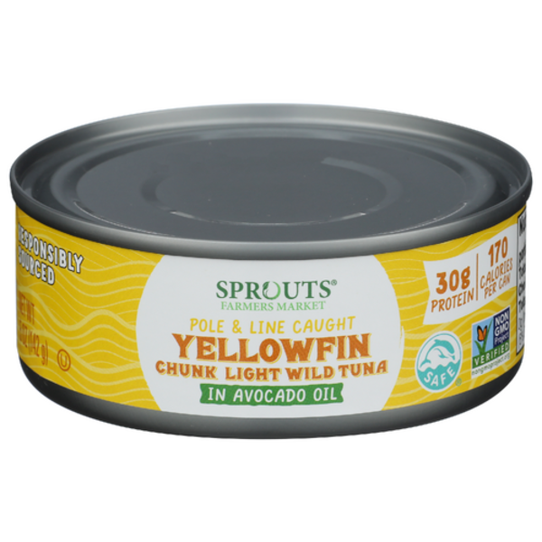 Sprouts Yellowfin Wild Tuna In Avocado Oil