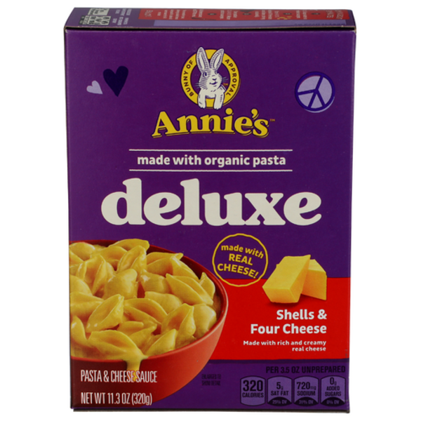 Annie's Homegrown Deluxe Rich & Creamy Shells & Four Cheese Macaroni & Cheese