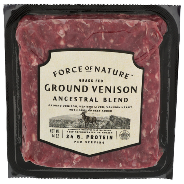 Force Of Nature Meats 100% Grass Fed Ancestral Blend Ground Venison