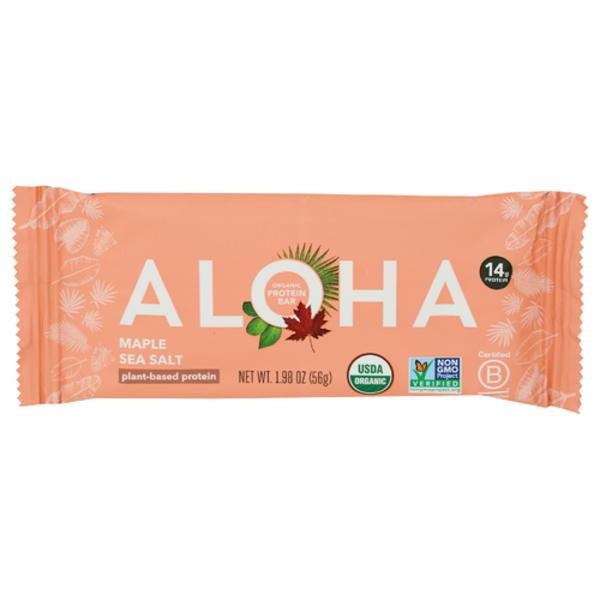 Aloha Organic Maple Sea Salt Plant-Based Protein Bar