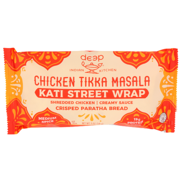 Deep Indian Kitchen Chicken Tikka Masala Kati Street Wrap