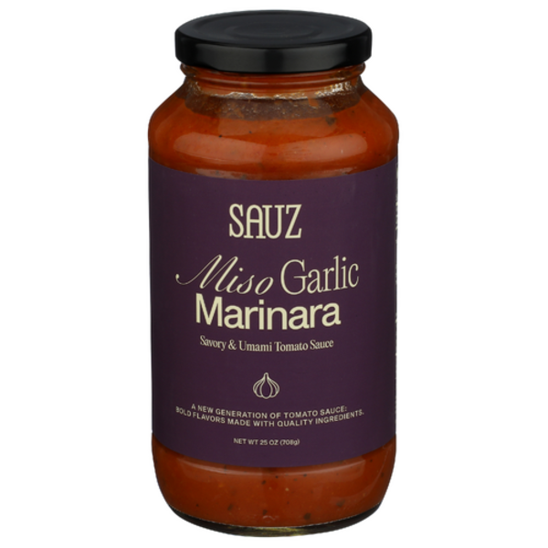 Sauz Pasta Sauce Miso Garlic Marinara Pasta Sauce