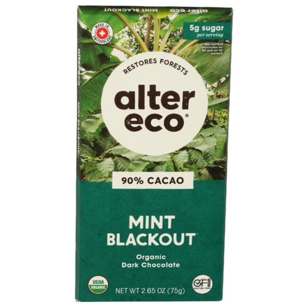 Alter Eco Organic Mint Chocolate Bar