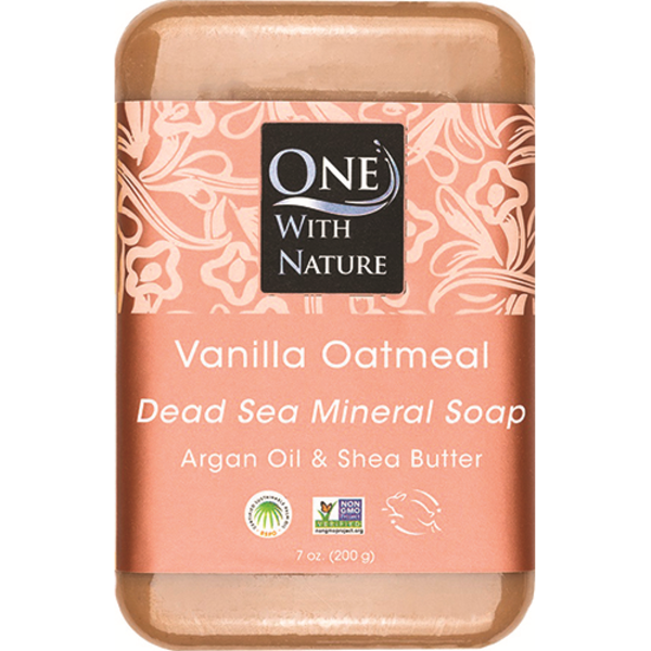 One With Nature Vanilla Oatmeal Bar Soap