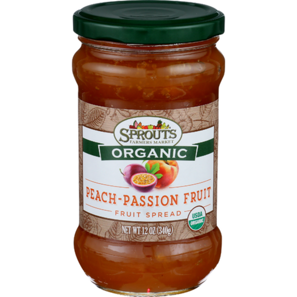 Sprouts Organic Peach-Passion Fruit Spread