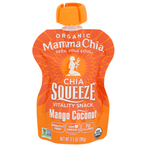 Mamma Chia Organic Mango Coconut Squeeze
