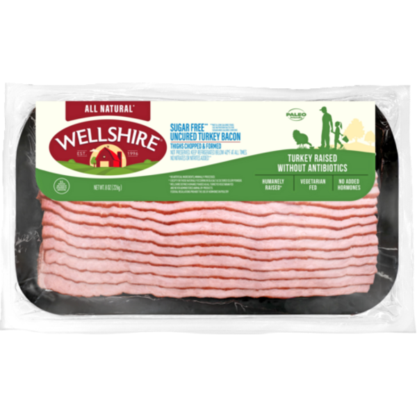 Wellshire Farms Sugar Free Uncured Turkey Bacon