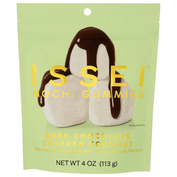 Issei Dark Chocolate Covered Coconut Mochi Gummies