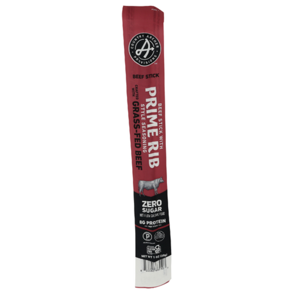 Country Archer Jerky Co Prime Rib Seasoned Beef Stick