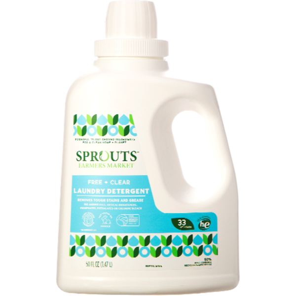Sprouts Free And Clear Laundry Detergent