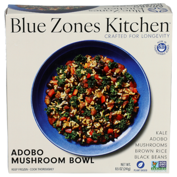 Blue Zones Kitchen Adobo Mushroom Bowl