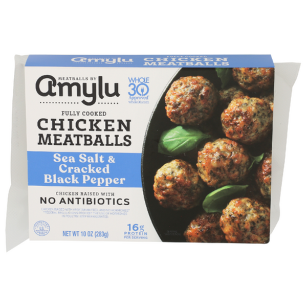 Amylu Sea Salt & Cracked Black Pepper Chicken Meatballs