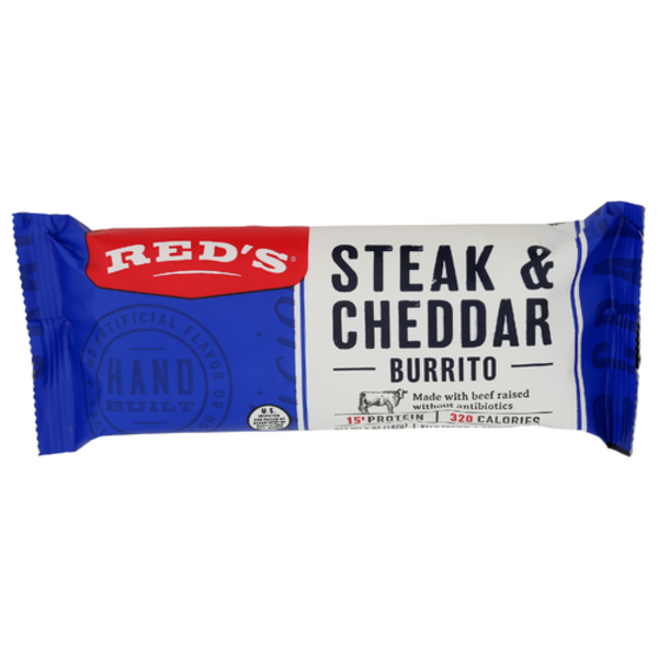 Red's All Natural Steak & Cheddar Burrito