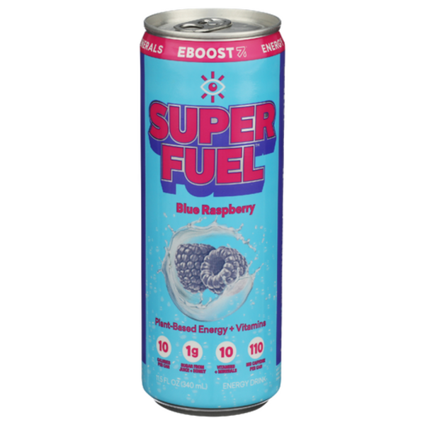 Eboost Sparkling Blue Raspberry Super Fuel Energy Drink