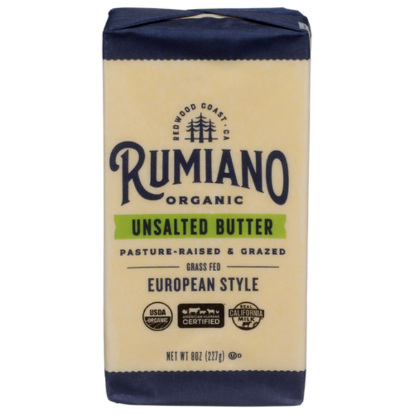 Rumiano Organic Unsalted European Style Butter