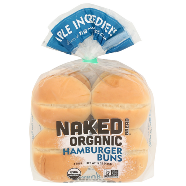 Naked Bread Organic Hamburger Buns