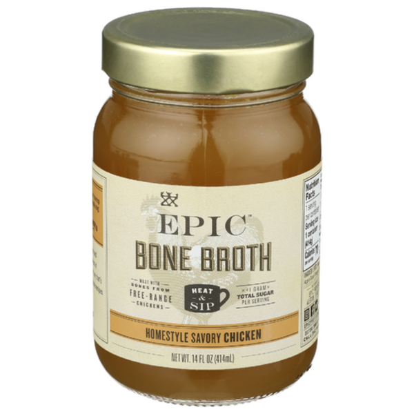 Epic Homestyle Savory Chicken Bone Broth