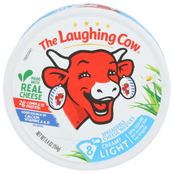 The Laughing Cow Light Spreadable Creamy Cheese Wedges