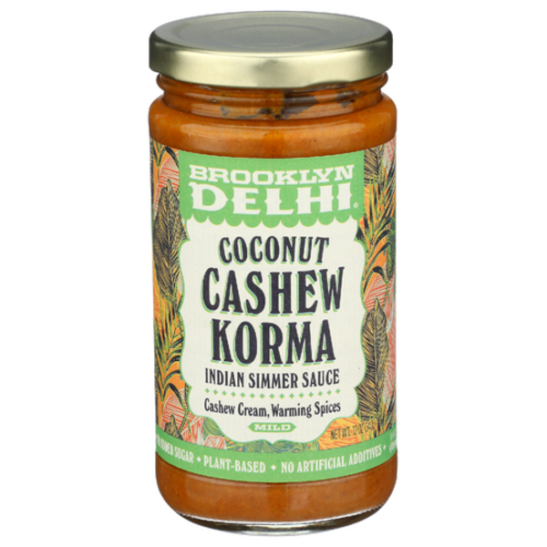 Brooklyn Delhi Coconut Cashew Korma Indian Simmer Sauce