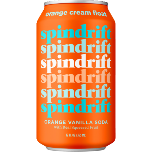 Spindrift Orange Cream Float Orange Vanilla Soda