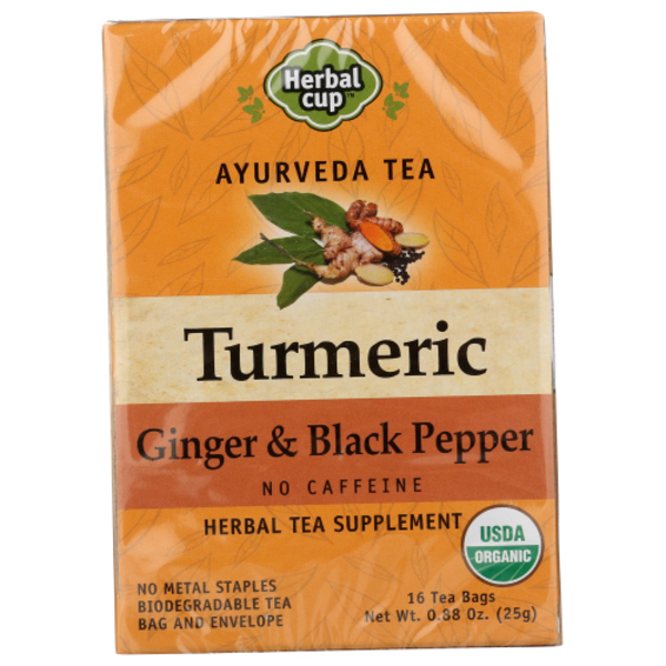 Herbal Cup Organic Turmeric Ginger & Black Pepper Tea