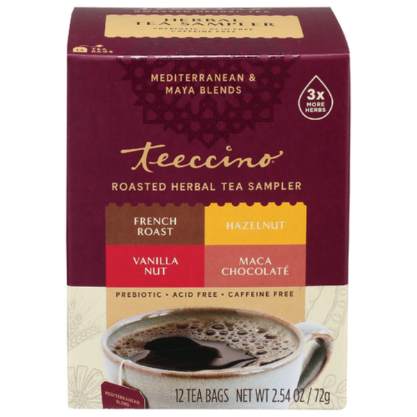 Teeccino Organic Roasted Herbal Tea Sampler