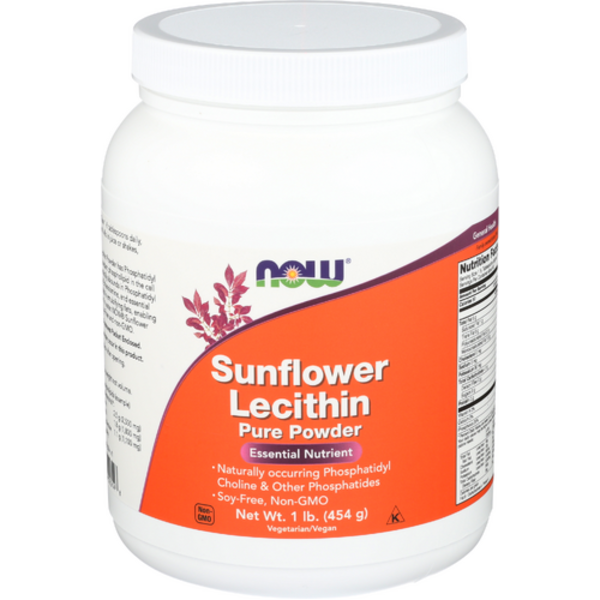 Now Sunflower Lecithin Pure Powder