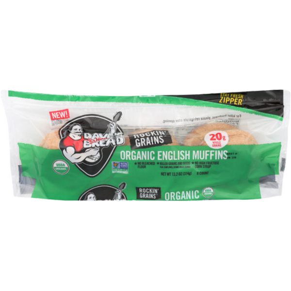 Dave's Killer Bread Organic Rockin' Grains English Muffins 6 Pack