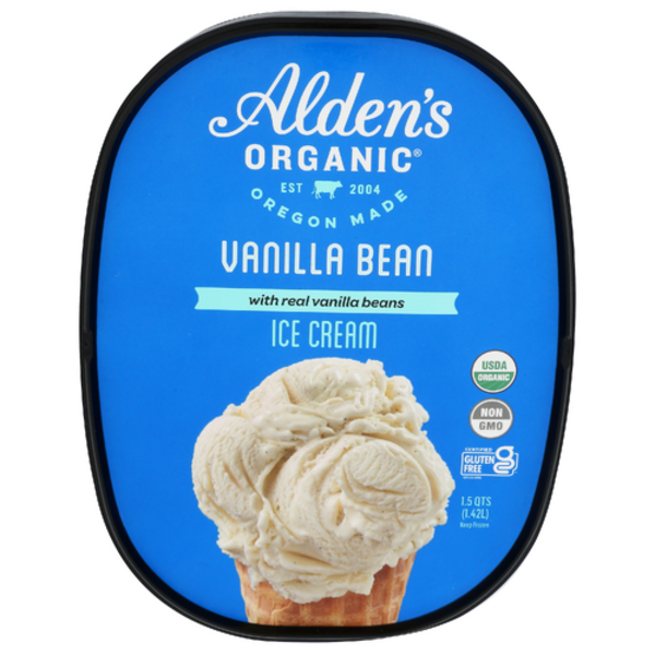 Alden's Organic Vanilla Bean Ice Cream