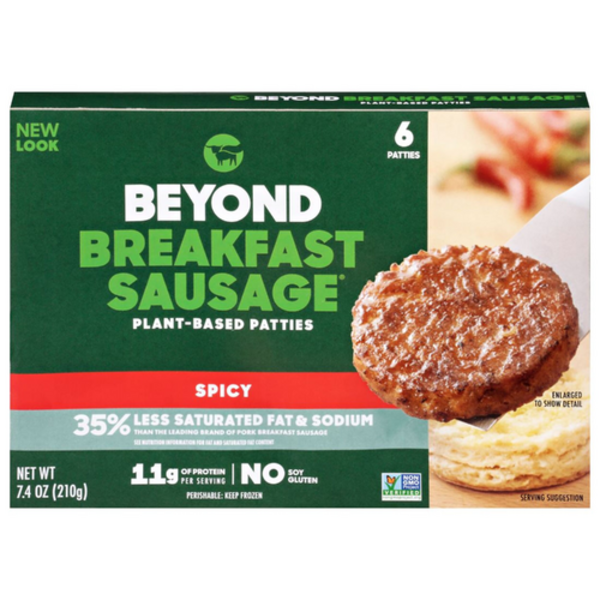 Beyond Meat Plant-Based Spicy Breakfast Sausage Patties