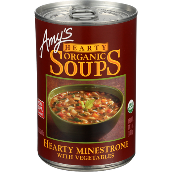 Amy's Organic Hearty Minestrone Soup with Veggies