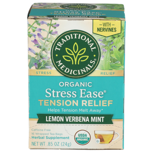 Traditional Medicinals Organic Stress Ease Leaf Tea Cinnamon