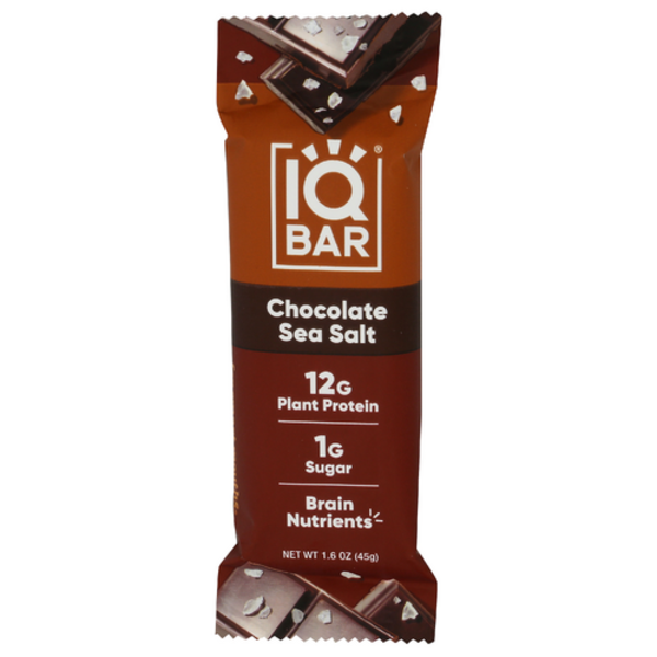 Iq Bar Chocolate Sea Salt Bar