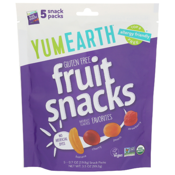 Yum Earth Organic Fruit Snacks 5 Pk
