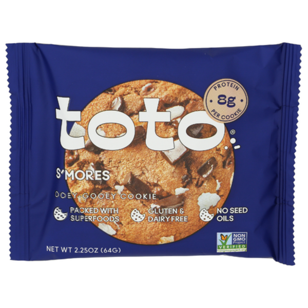 Toto Foods Co S'mores Ooey-Gooey Seed Oil Free Cookie