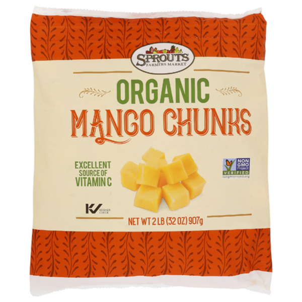 Sprouts Frozen Organic Mango Chunks