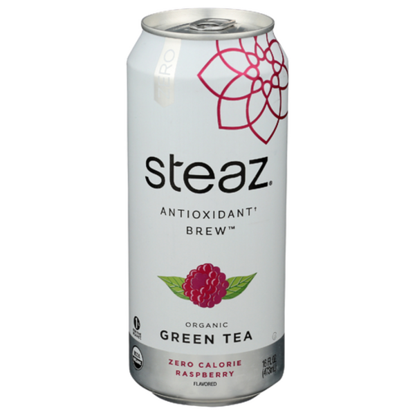 Steaz Organic Zero Calorie Raspberry Iced Green Tea