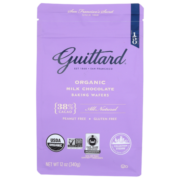 Guittard Organic 38% Cacao Milk Chocolate Baking Wafers